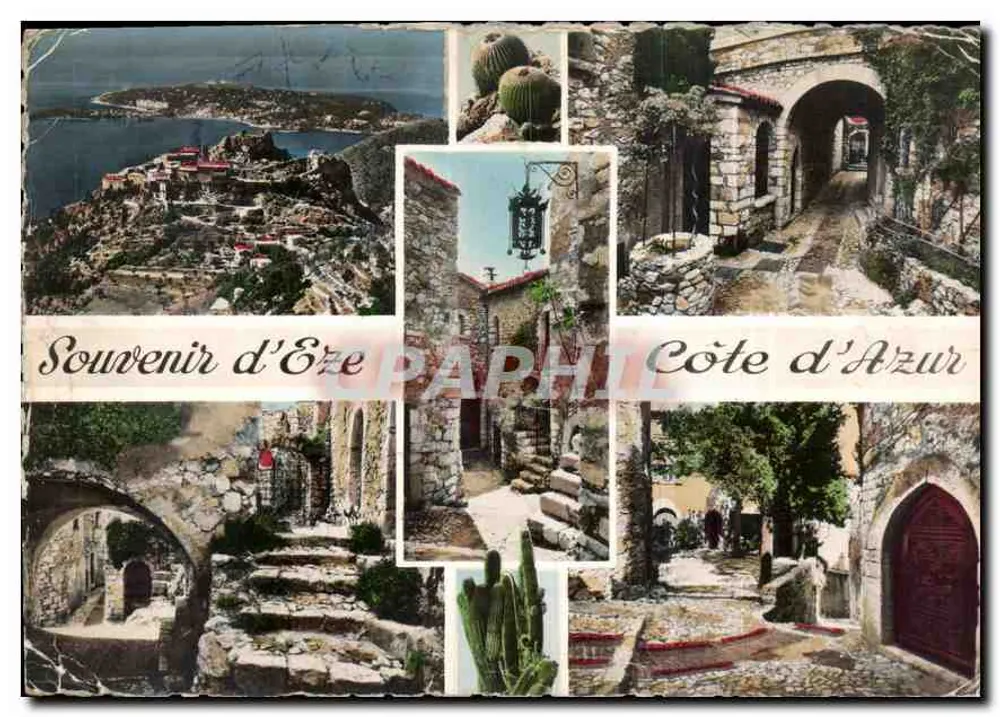 Eze — Lembrete de Eze — Costa Azul — L. Gilletta & Cie, Editor Fotográfico, Nice - Frente