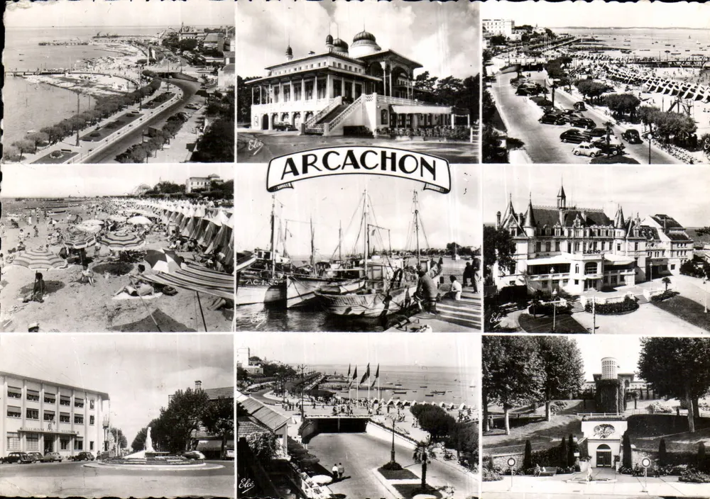 Arcachon — Widok panoramiczny — Wydawca 'Elé' n° 29-8760 - Awers