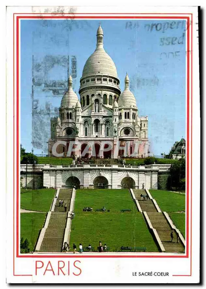 Paris — A Basílica do Sacré-Cœur — Edições Chantal - Frente