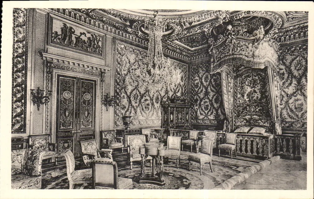 Zimmer von Marie-Antoinette — Schloss Fontainebleau — Ansichtskarte Nr. 11 - Vorderseite
