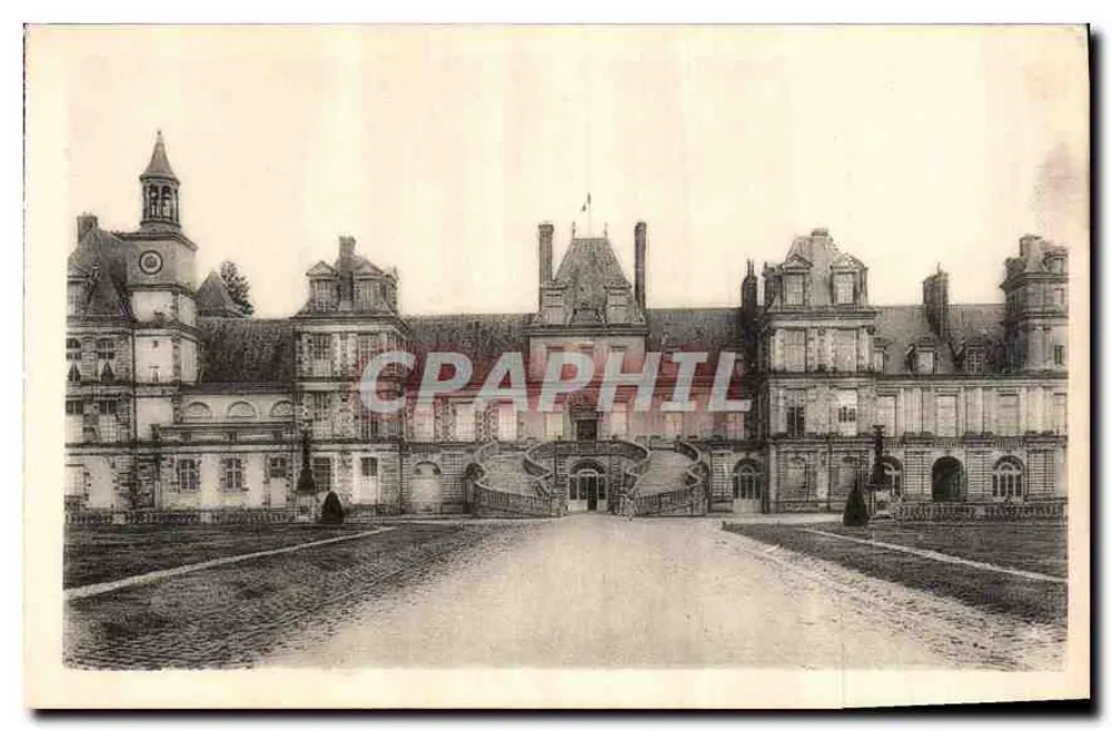 Castelo de Fontainebleau — vista geral — Edição dos Museus Nacionais, n°1 - Frente
