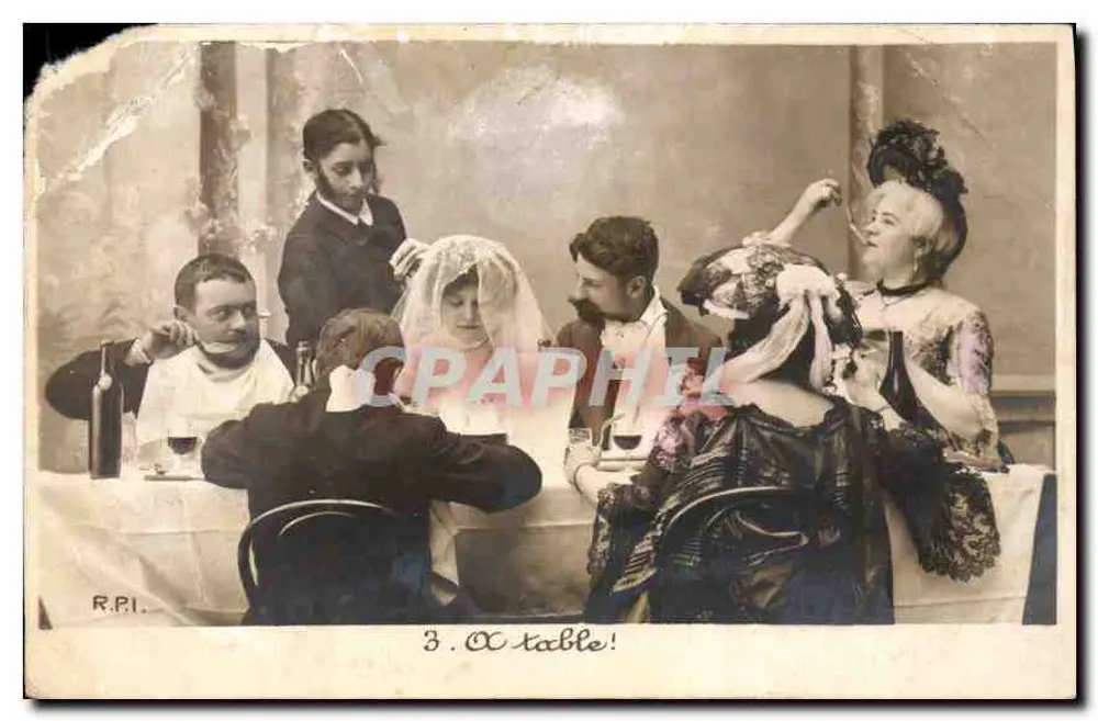 Mariage — scène de table — R.P.I. n°3 - Frente