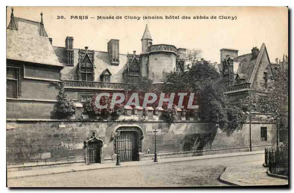 Paris — Musée de Cluny (ehemaliges Hotel der Abtei Cluny) — Verlag A. Golland, Paris - Vorderseite