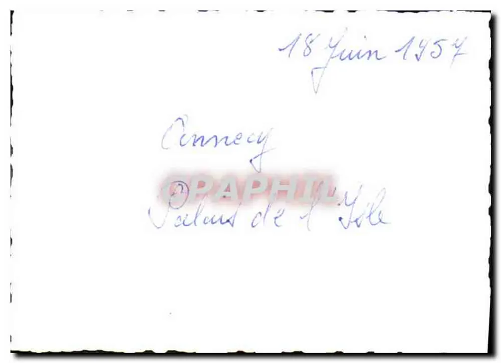 Zamek na Wyspie — Annecy — wydawca nie widoczny - Rewers