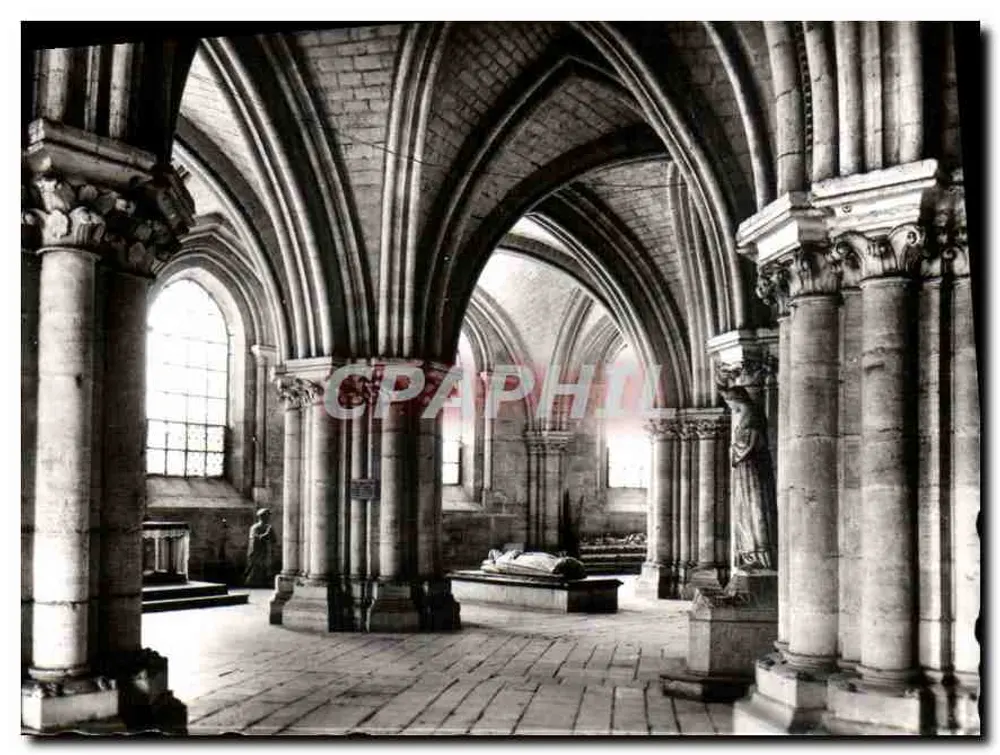 Catedral ST-ETIENNE de BOURGES — A Igreja Subterrânea (Cripta) — Coleção Catedral de Bourges, n° 7227 - Frente