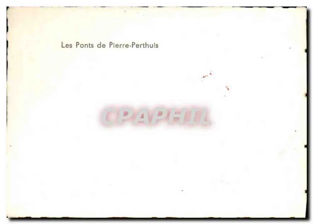 Os Pontes de Pierre-Perthuis - Verso