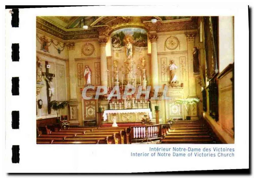 Interior da Igreja Notre-Dame des Victoires — Igreja de Paris - Frente