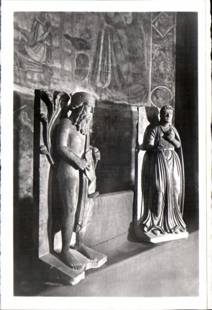 Parma - Baptistery - Spring and Autumn (B. Antelami, 12th century) - Front