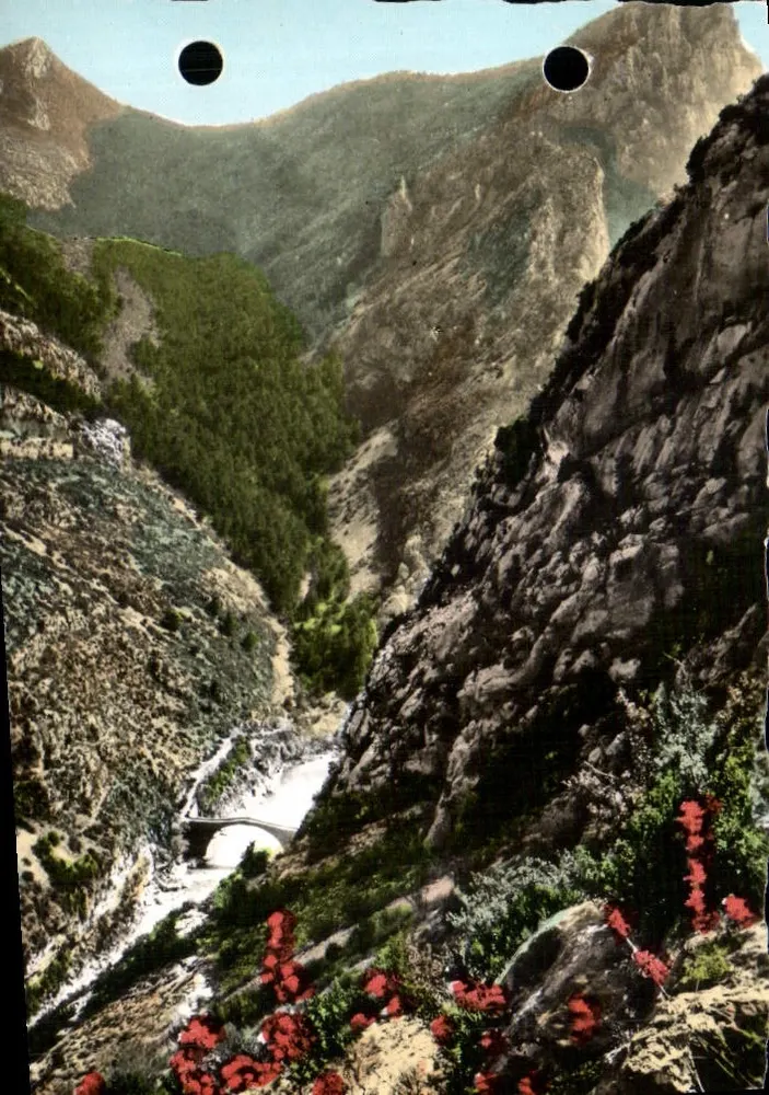 Ponte de Tusset — vista do cânion — n° 12345 - Frente