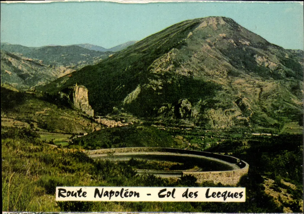 Rodovia Napoléon - Col dos Lecques — vista panorâmica — editor desconhecido, número de série não visível - Frente