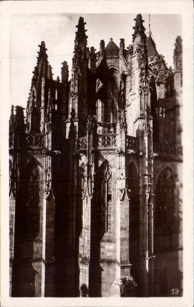 Mont-Saint-Michel — De Abside van de Kerk — 15e eeuw - Voorkant
