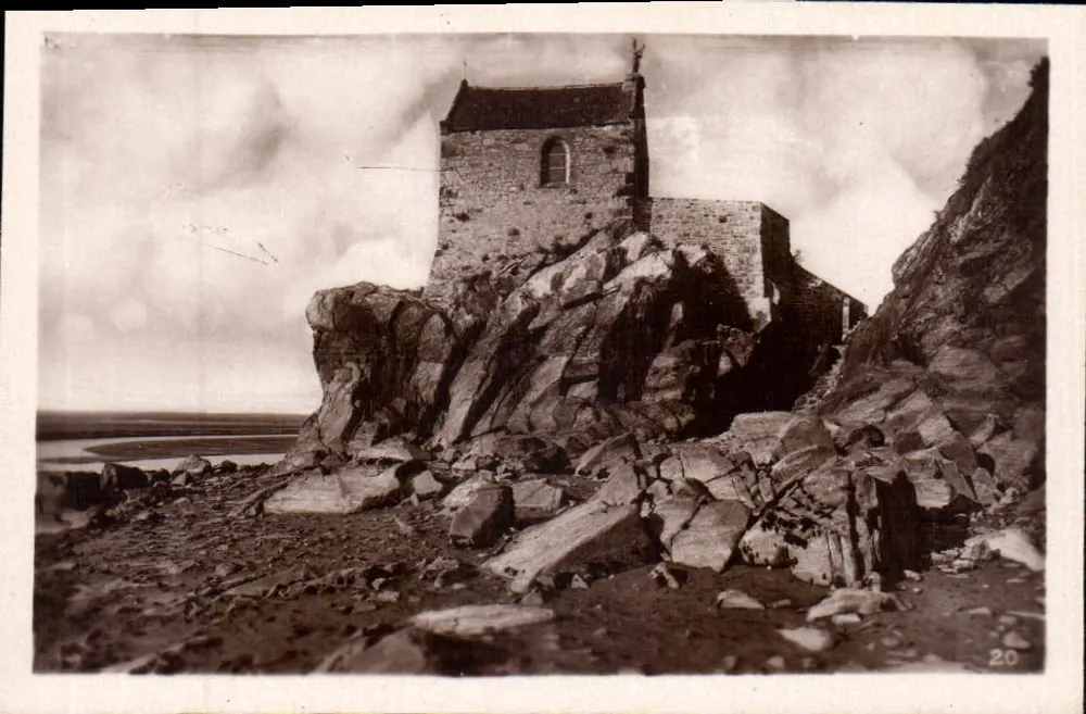 Monte-Santo-Michel — A capela de São Aubert — editor desconhecido, n° 20 - Frente