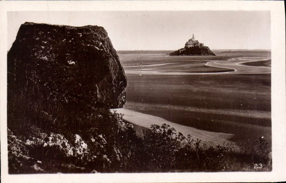 Mont Saint-Michel — Vue prise de Tombelaine — n°23 - Recto