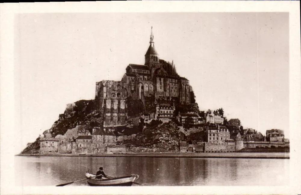 Monte Saint-Michel — lado sudoeste - Frente