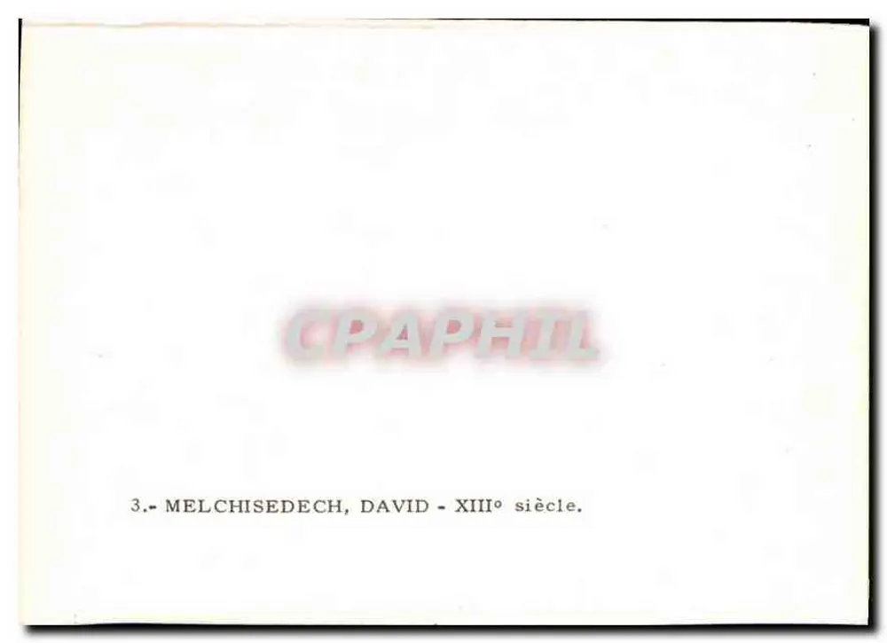 Melquisedeque e Davi — XIIIº século — n°3 - Verso