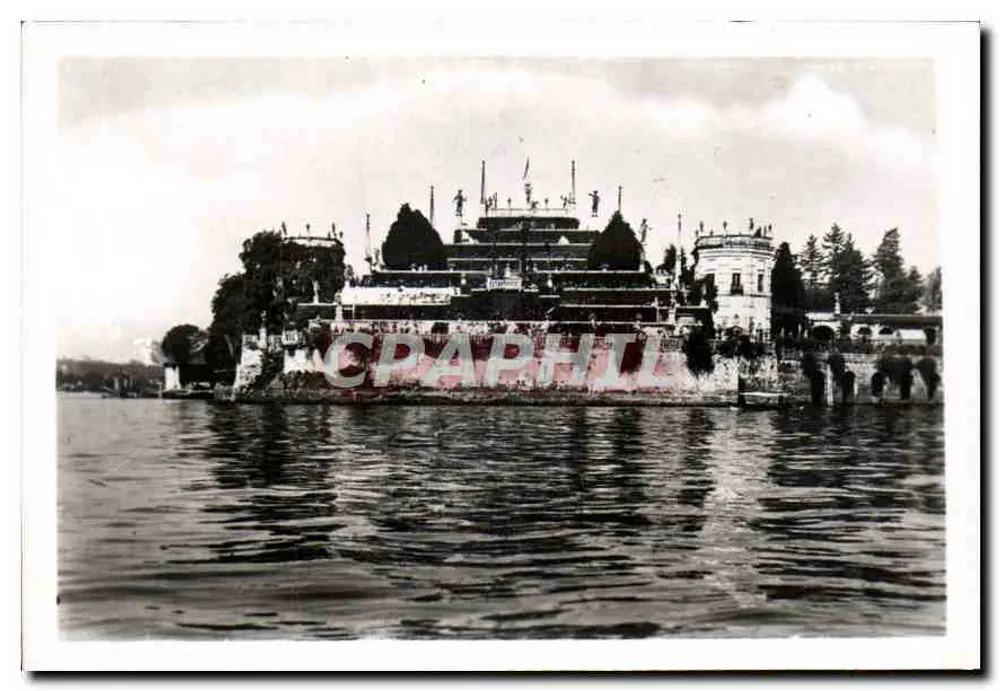 Isola Bella — Gartenansicht vom See — Ediz. A. Traldi - Milano - Vorderseite