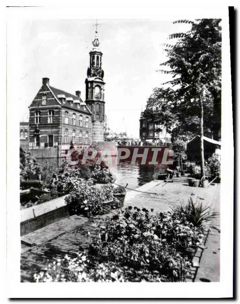 Amsterdam, Singel mit der Münzturm und Blumengeschäft - Vorderseite