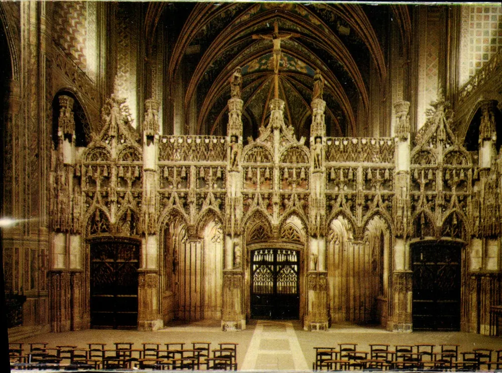 Albi (Tarn) — La Basilique Sainte-Cécile (XIIIe s.) — Le Jubé - Recto