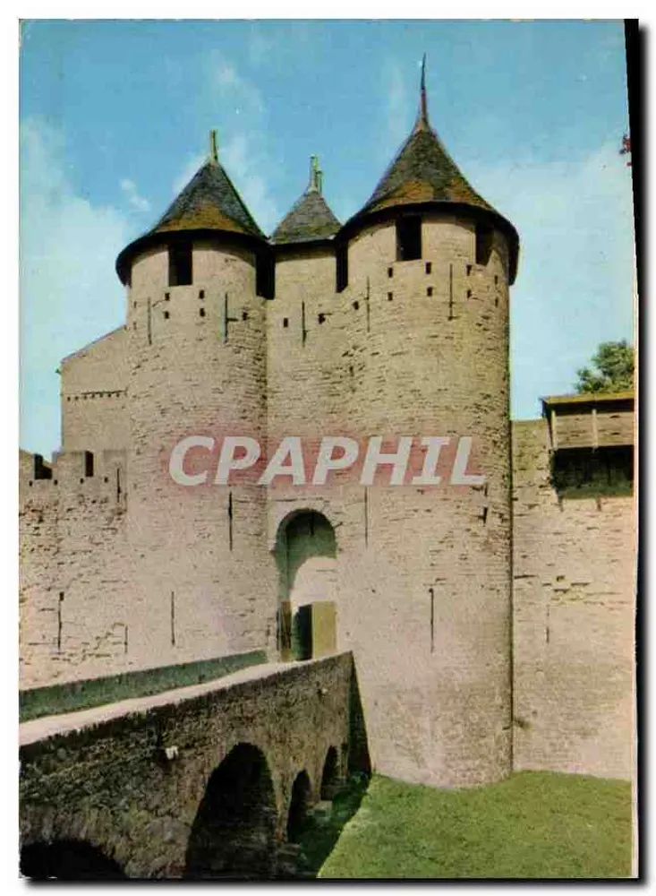Entrée du Château — Cité Médiévale — Cité de CARCASSONNE (Aude) - Recto