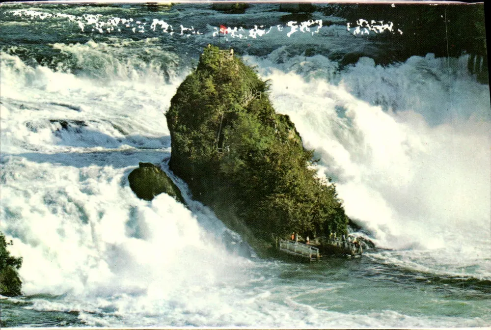 Cataratas do Niagara — Vista do Rocha da Fenda — Editor desconhecido, número de série não visível - Frente