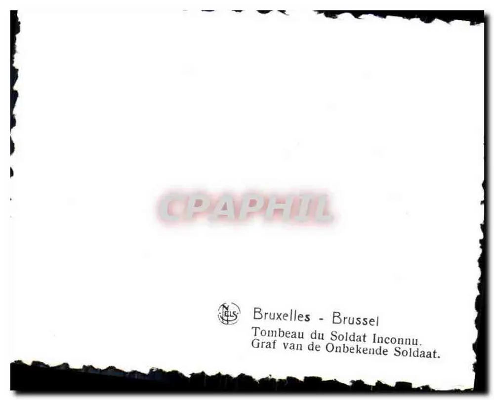 Brussel - Brussel - Graf van de Onbekende Soldaat — Graf van de Onbekende Soldaat. Graf van de Onbekende Soldaat. - Achterkant