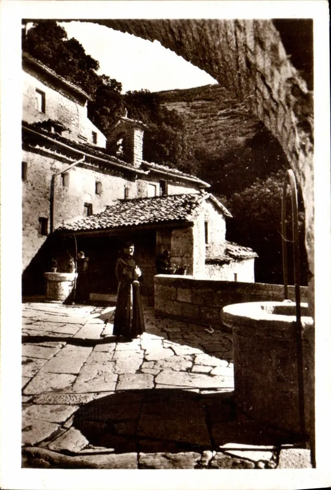 Assisi — Erémite des Carceri — Éditeur L. Vignati, n°18 - Recto