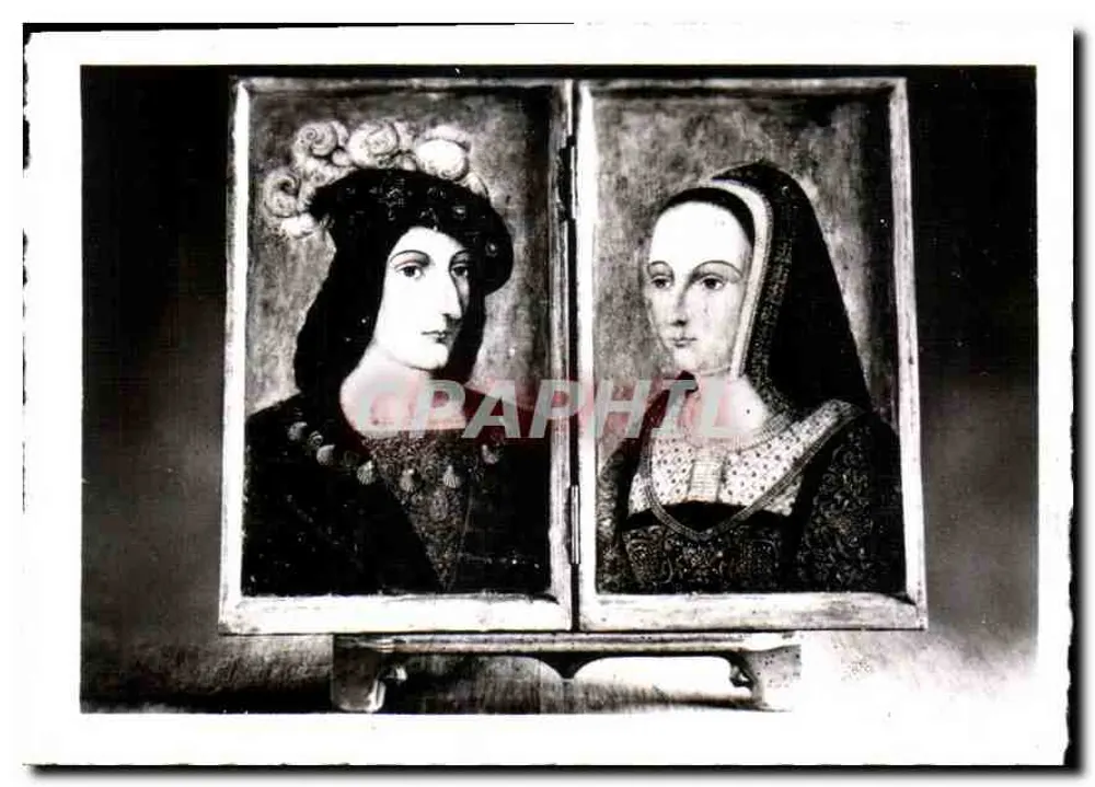 Diptyque de Charles VIII et d'Anne de Bretagne (XVe) — Langeais — Photo Greff - Recto