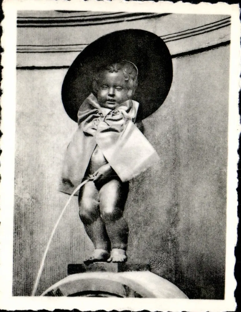Manneken-Pis — der älteste Künstler von Brüssel — - Vorderseite