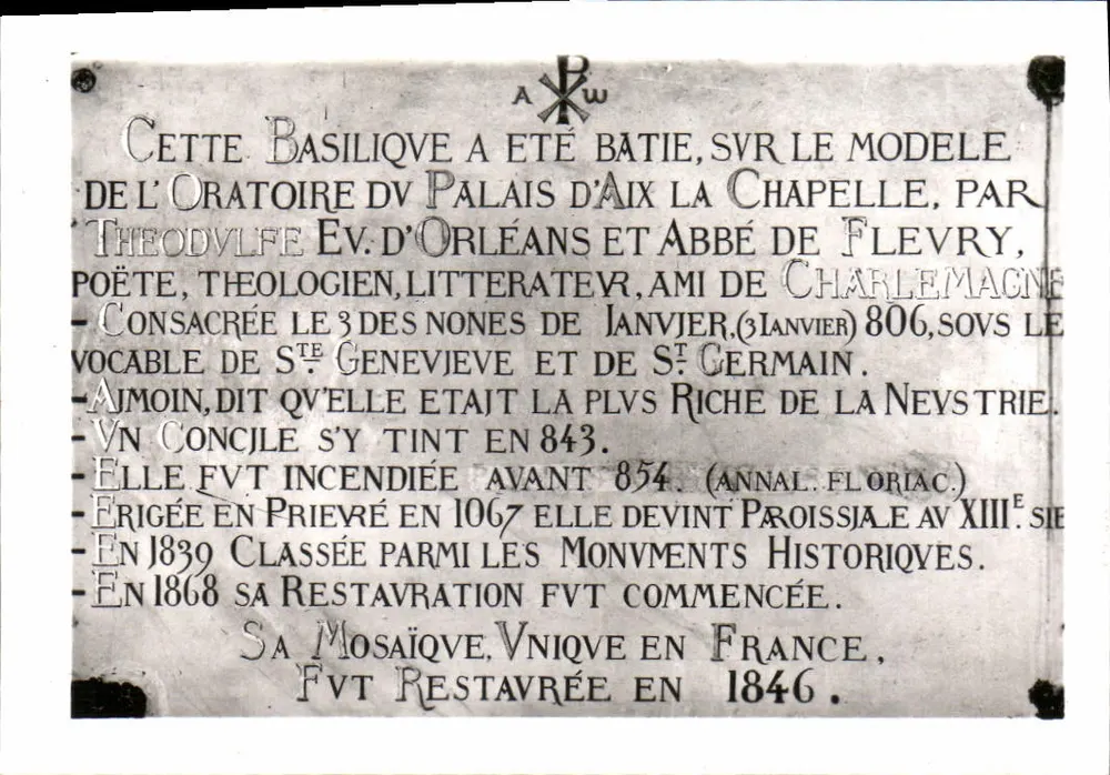 Église de Germigny-des-Prés — Basilique historique — Éditions de Luxe « Estel » n° 2760 - Recto