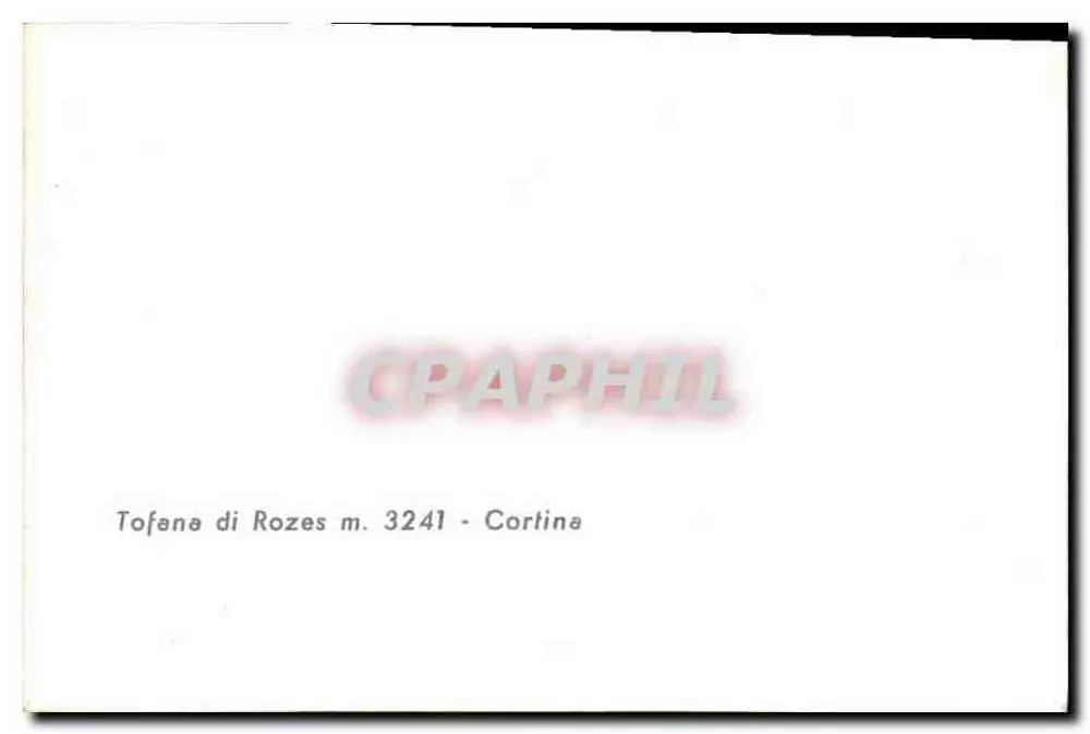Tofana di Rozes — cume de 3241 m — Cortina - Verso