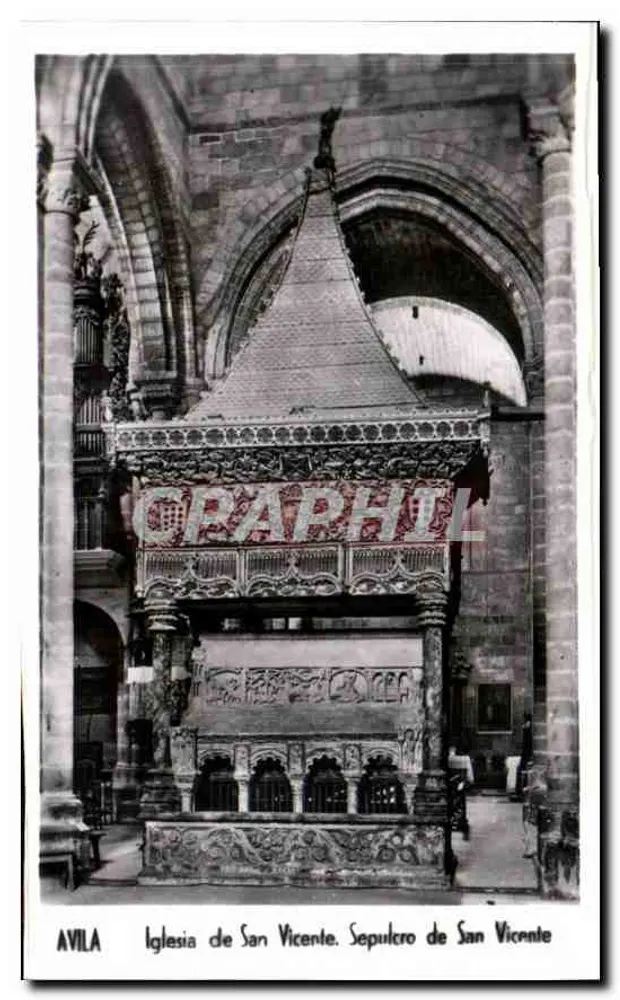 Avila — Iglesia de San Vicente, Sepulcro de San Vicente — Graphphil - Vorderseite