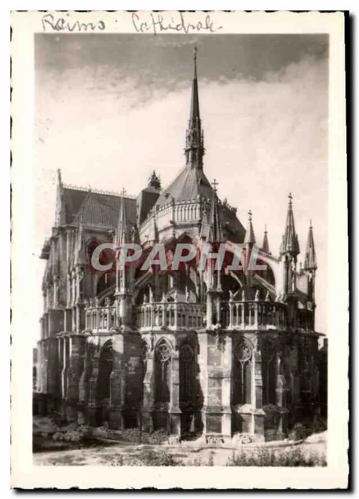 Reims - Catedral — Abside — Editor não identificado, número de série não visível - Frente