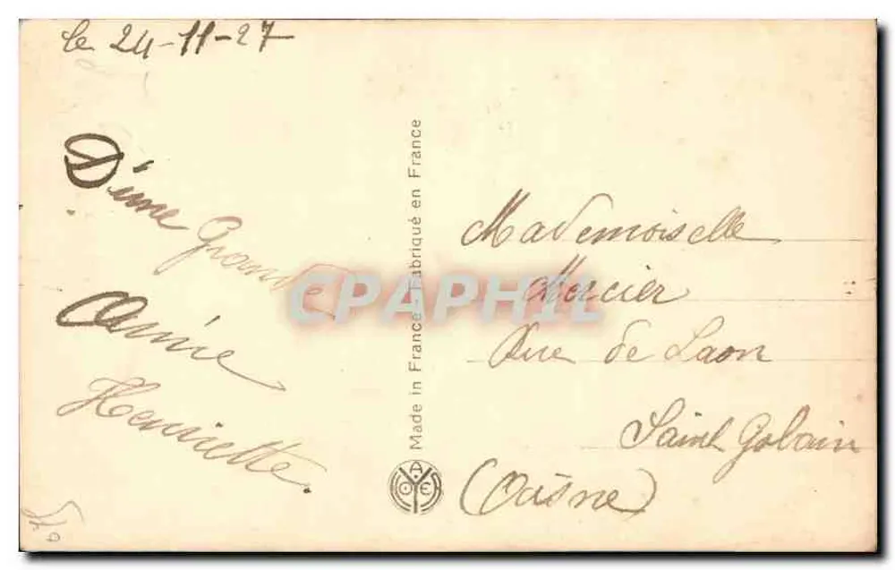Mulher elegante — retrato — KRAY & NOGER n°4478 - Verso