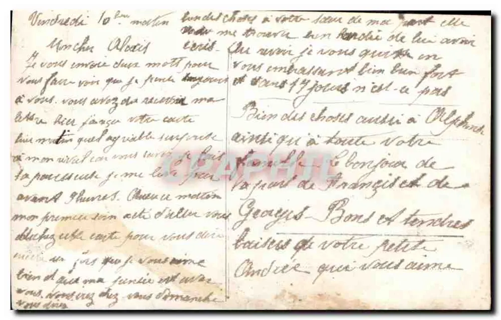 Jovem mulher em vestido preto — segurando um buquê — editor Franvvelle, n°1108 - Verso