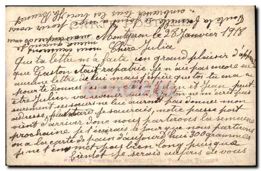 Femme et enfant — Studio photographique — Lorgéol, Montpellier - Verso