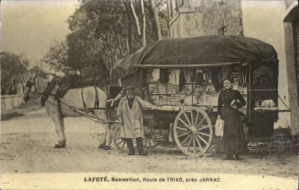 Lafeté, Bonnetier, Carretera de Triac, cerca de Jarnac — editor Cécodi, n.º 1560 - Anverso