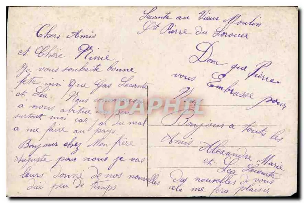 Couple en tenue de soirée — Bonne Fête — Éditeur FOX, n° 1587 A - Verso