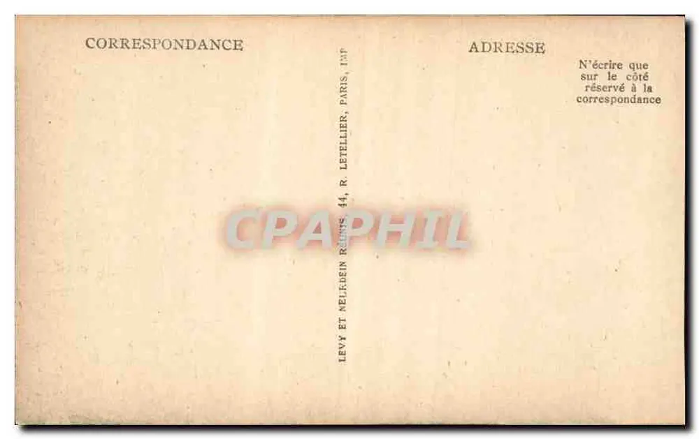 Royan — Vallières. Os Rochos — L.L. n°194 - Verso