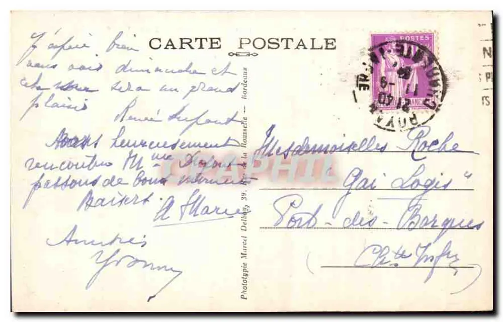 Saint-Palais-sur-Mer — Die Früchte von Lauture - Welleneffekt — M. D. - Rückseite