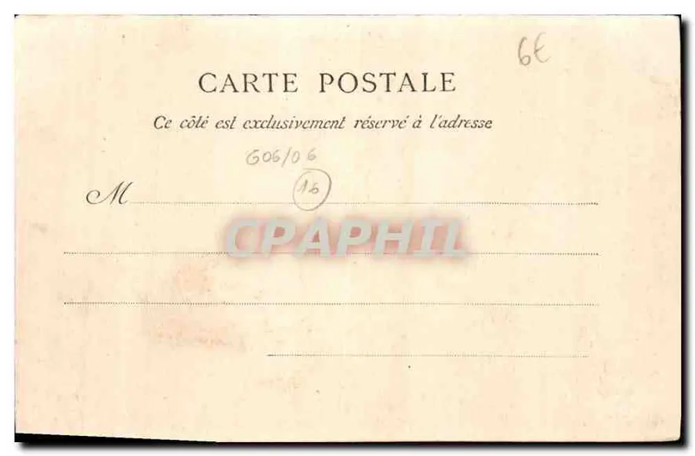 Angoulême — O Hémiciclo — Estátua de Carnot — Térapond, Angoulême - Verso
