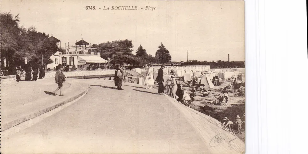 La Rochelle - Praia — Editor N. Forgerain, n° 6748 - Frente