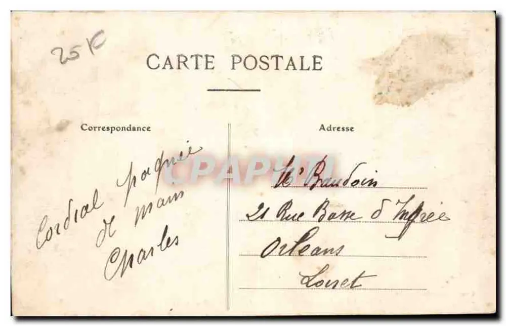 La Rochelle — Mondlicht am Hafenmund — Verlag: Taud et Nozais, Nantes, Nr. 101 - Rückseite