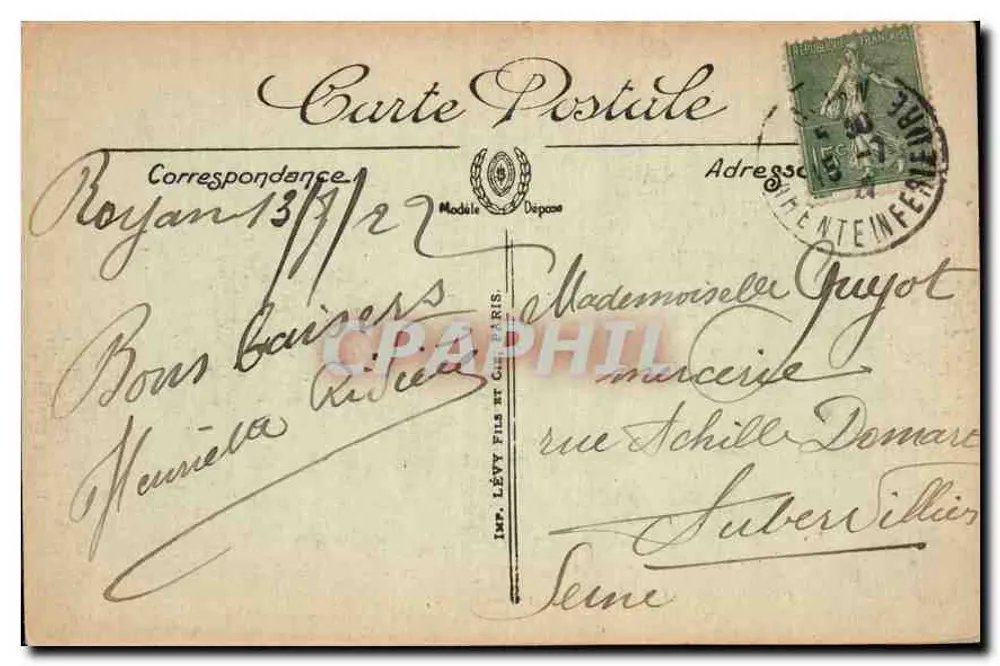 A Grande Côte — Efeito de ondas — N. G. — N° 146 - Verso