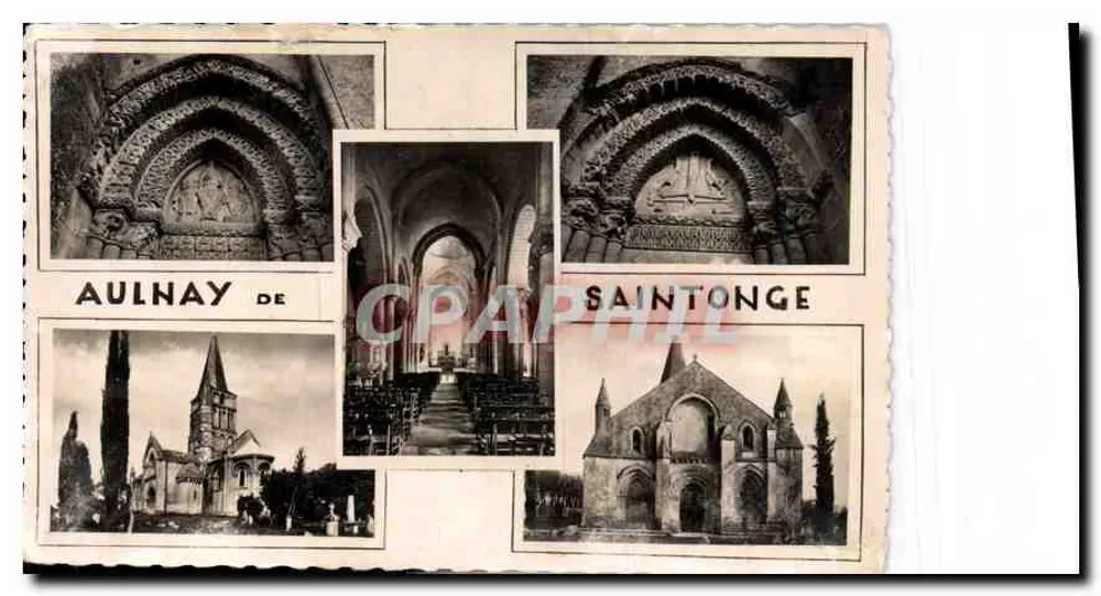 Aulnay-de-Saintonge — kerk en interieurs — Les Éditions Photo au Bromuz - Voorkant