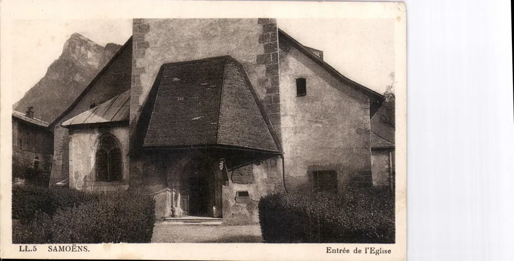 Samoëns — Entrada da Igreja — LL.5 - Frente