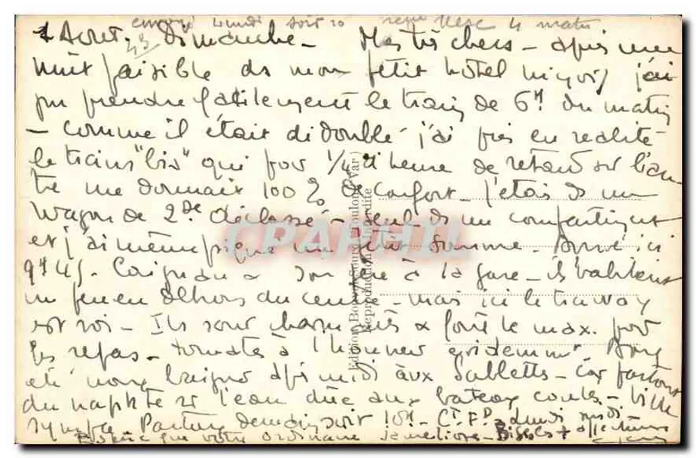 Um Toulon — Ein Stück des Zollwegs — n°159 - Rückseite