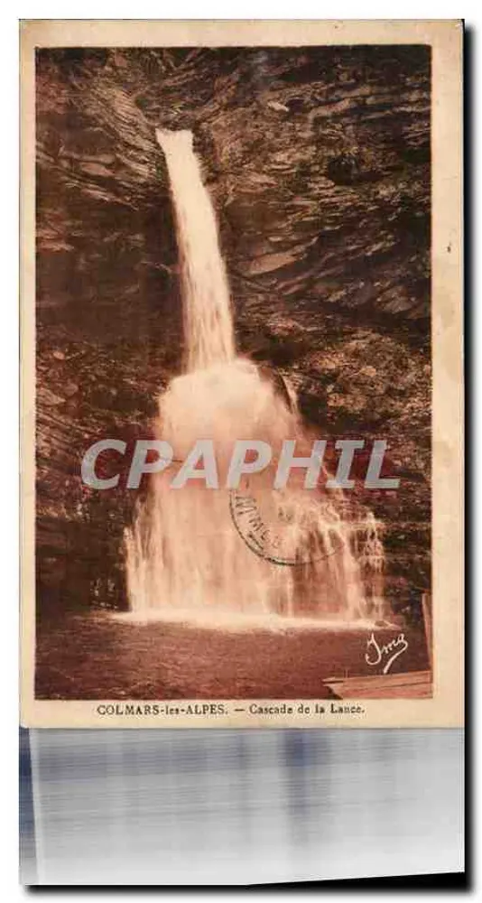 COLMARS-LES-ALPES — Cachoeira da Lança — J. Jorg - Frente