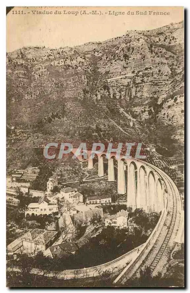 Loup-Viadukt (A.-M.) - Linie Südfrankreich — Verlag Gilettà, Nizza - Vorderseite