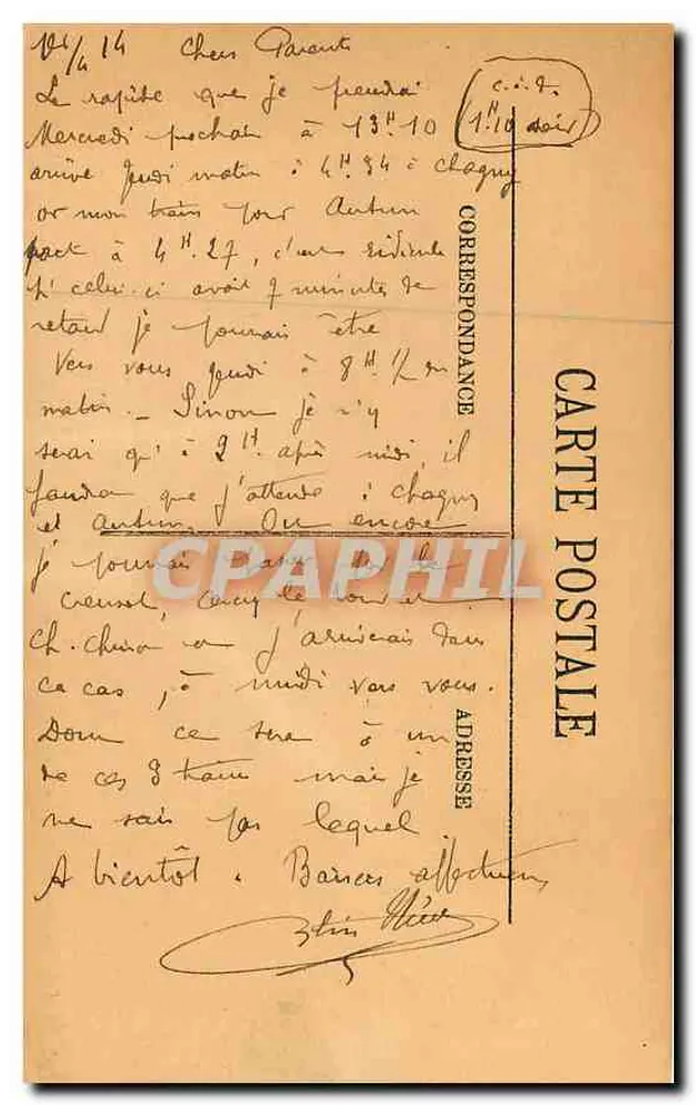 Menton — La Vieja Ciudad — LL, n°14 - Reverso