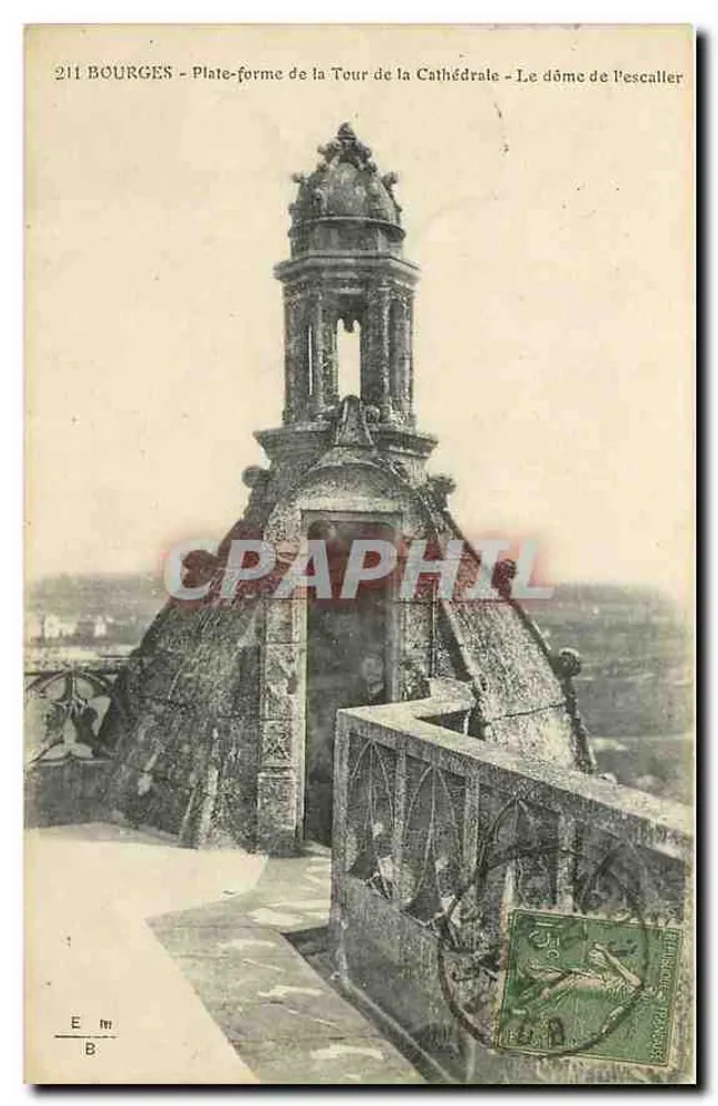 Bourges - Plattform der Kathedrale - Der Dom des Escallier - Vorderseite